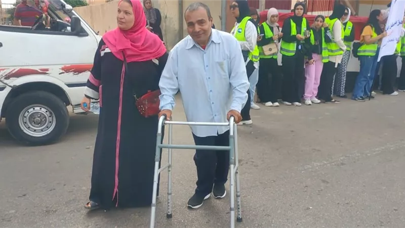 فى حب مصر.. ذوو الهمم يتوافدون على اللجان الانتخابية فى الإسكندرية 