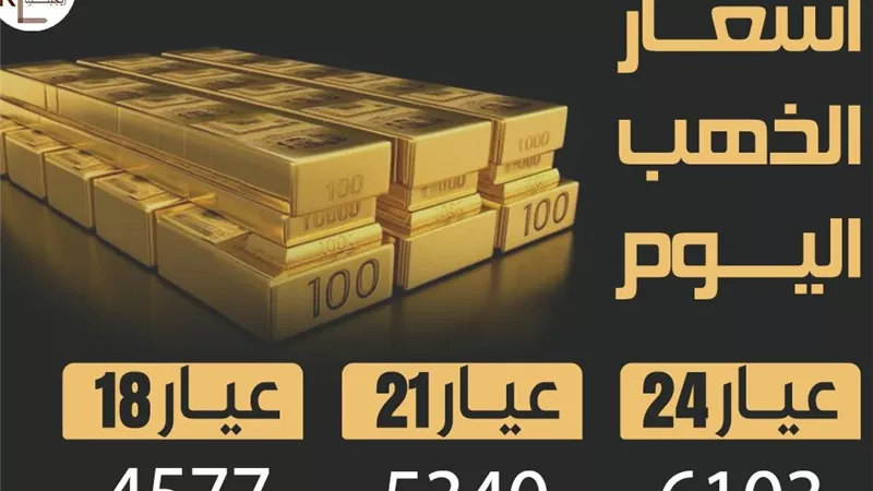 سعر الذهب عيار 21 في مصر اليوم بأسواق الصاغة