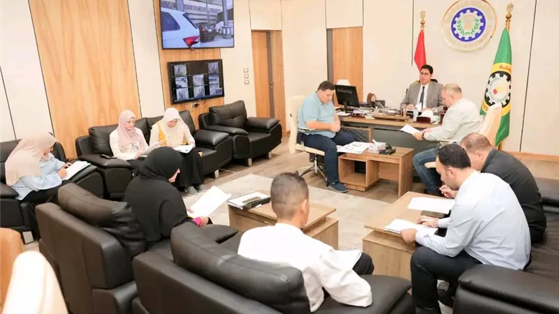 نائب محافظ الدقهلية يترأس لجنة التصرفات العقارية بجمصة