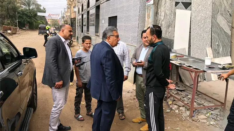 محافظ الدقهلية يتفقد مستوى النظافة والخدمات بقريتين في مركز أجا