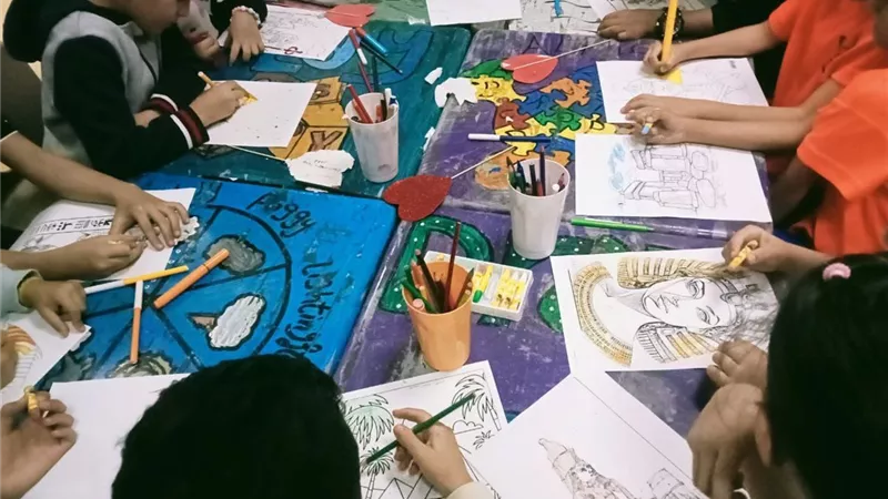 ثقافة القاهرة تحتفي بافتتاح المتحف المصري الكبير بفنون وإبداعات الأطفال