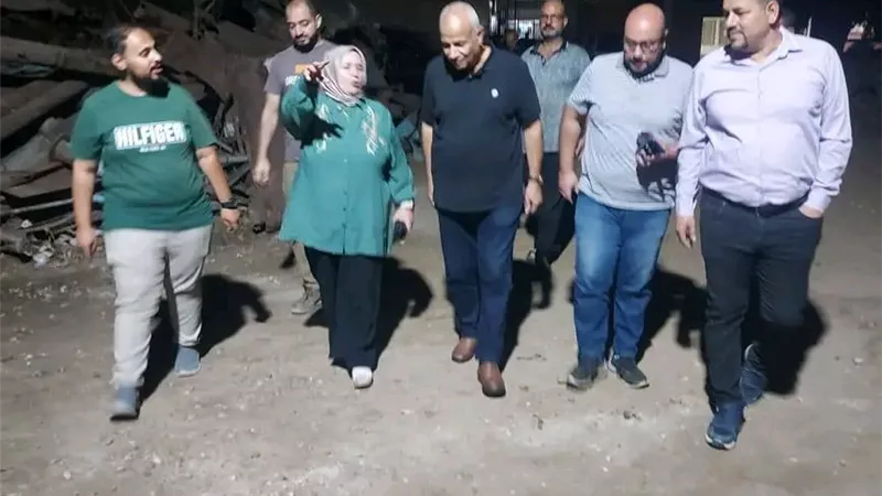 رئيس مياه الدقهلية يتفقد محطة رفع غرب المنصورة استعدادا لفصل الشتاء