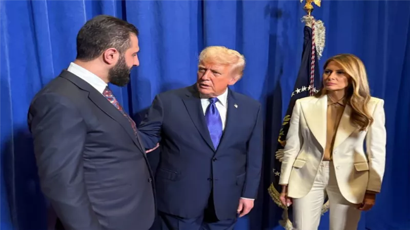 «الشرع» يدخل البيت الأبيض لأول مرة.. وترامب يستقبله