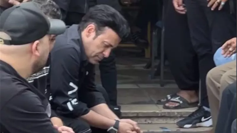 سعد الصغير وحمادة الليثي أول حضور جنازة إسماعيل الليثي