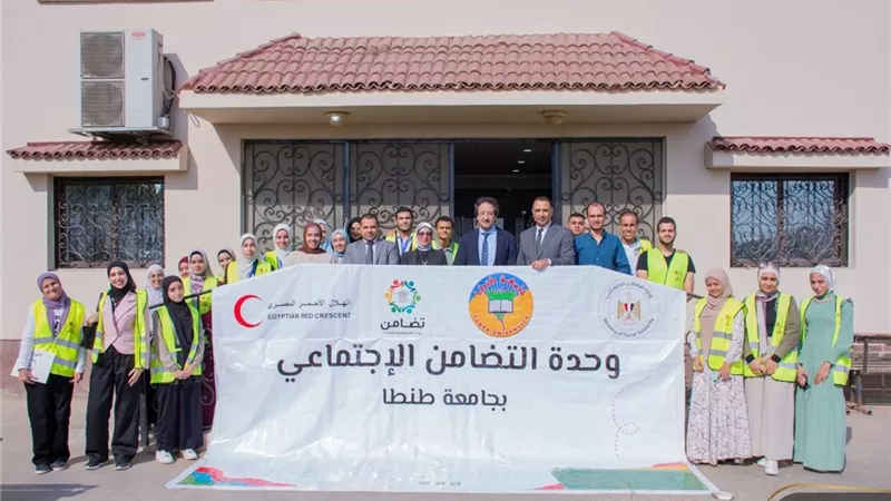 التضامن تسلم جامعة طنطا طابعة برايل وتدعم مشروعات الطالب المنتج