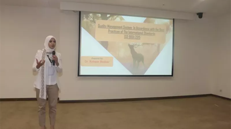 إطلاق  ورشة عمل حول نظام إدارة الجودة ISO 9001 في معرض الصناعة والنقل