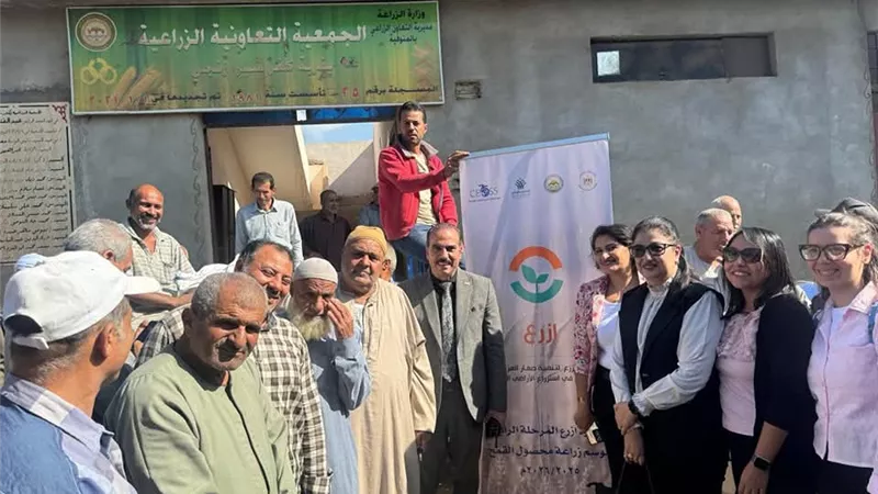 ازرع..  مبادرة المنوفية لدعم صغار المزارعين وتأمين القمح 