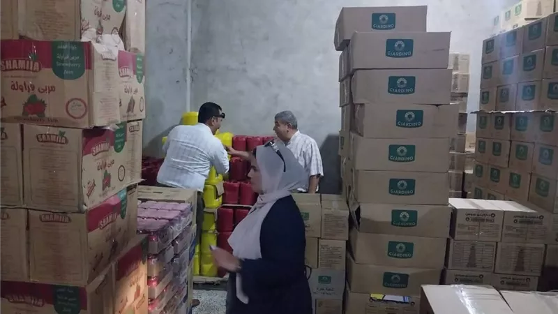 قويسنا تشن حملة لمتابعة الأسواق ومكافحة الغش التجاري
