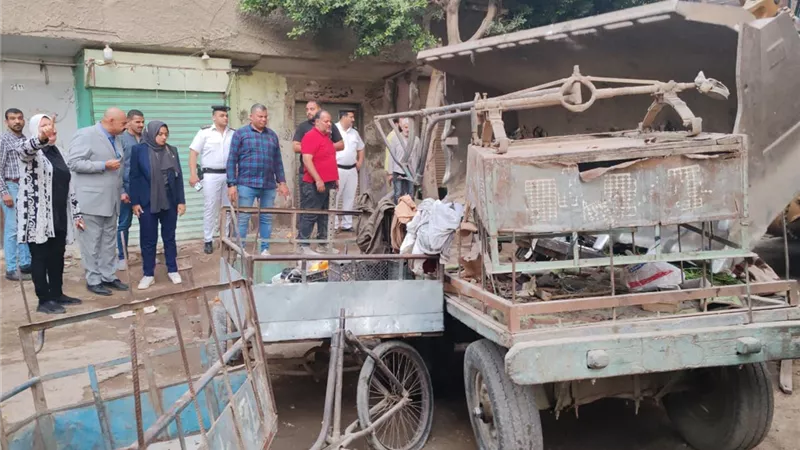 نائبة محافظ القليوبية تقود حملة ميدانية مكبرة لرفع الإشغالات