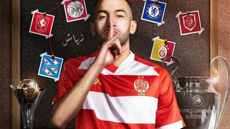 صفقة حكيم زياش تُربك ميزانية الوداد المغربي