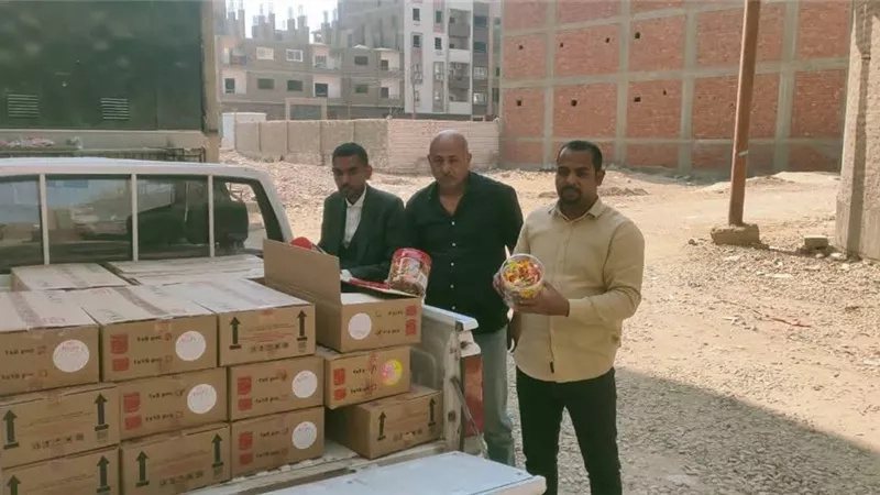 ضبط 34 ألف قطعة حلوى أطفال مجهولة المصدر بالأقصر