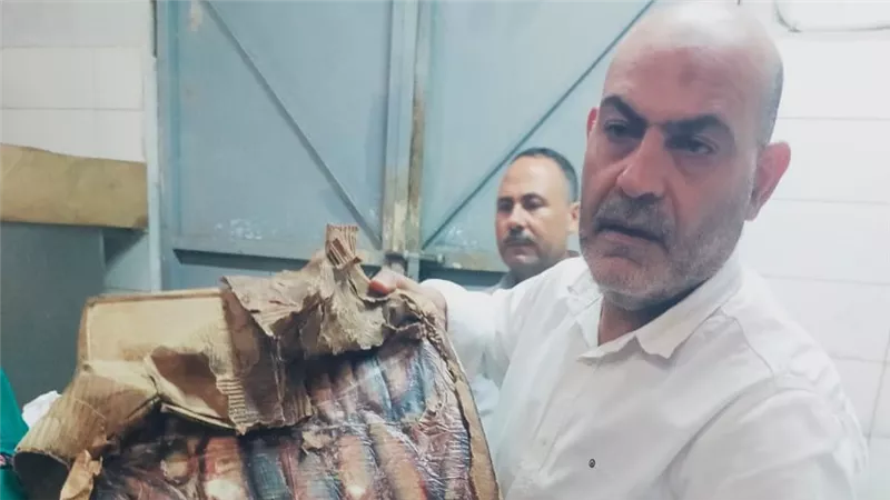 ضبط 2 طن لحوم ودواجن مجهولة المصدر وأسماك سردين غير صالحة بالعبور