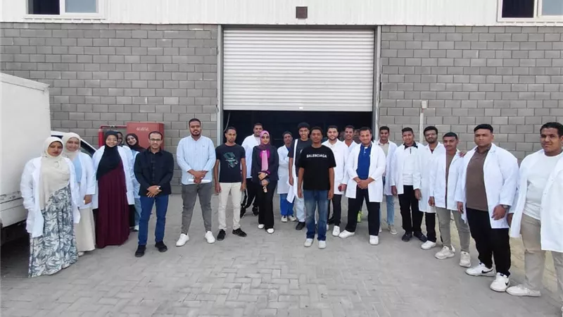 استمرار تدريب طلاب جامعة طيبة على تكنولوجيا التصنيع الغذائي