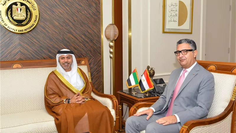 وزير التموين يستقبل سفير الإمارات لبحث سبل التعاون المشترك