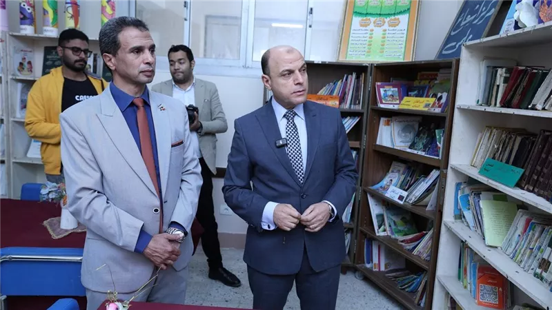 محافظ كفرالشيخ يفتتح أعمال تطوير مدرسة الشباسية الابتدائية المشتركة