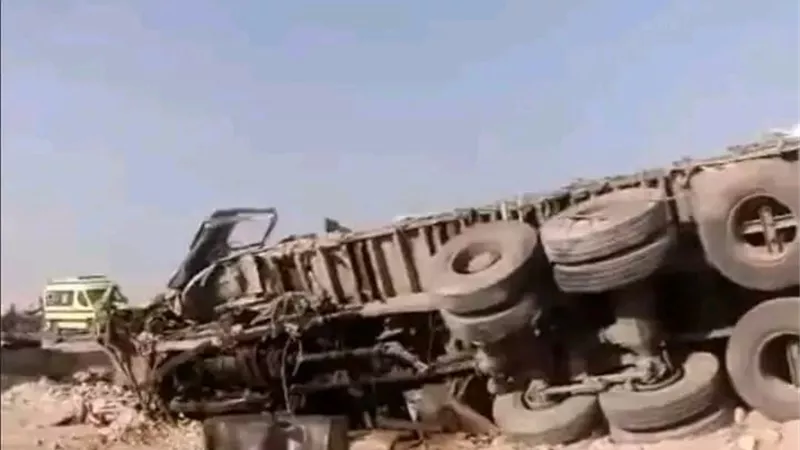 ارتفاع ضحايا تصادم ميكروباص وتريلا بالأقصر لـ20 شخصًا