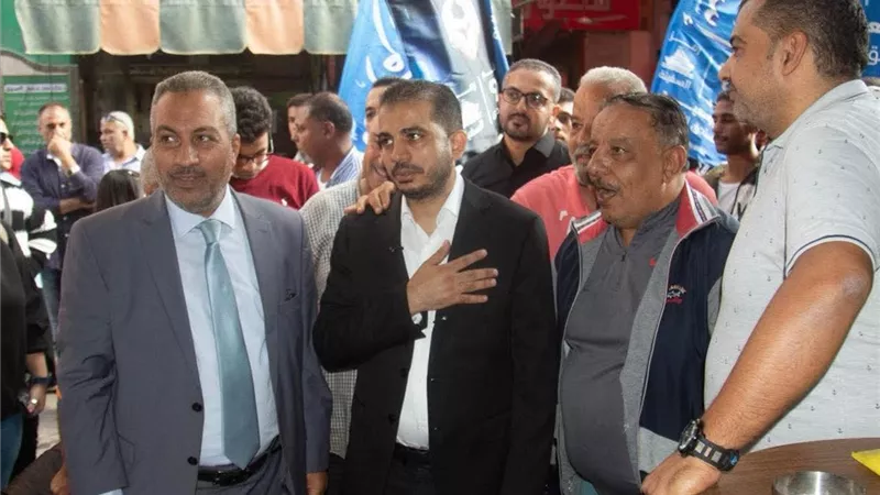 خروف أضحية.. أنصار مرشح لمجلس النواب ببورسعيد يثيرون الجدل|صور