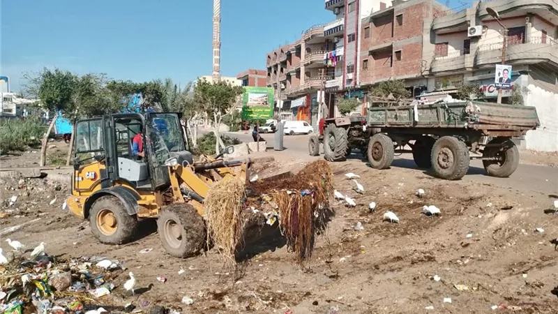 رئيس مدينة دسوق يتابع جهود الوحدة المحلية لقرية محلة دياي