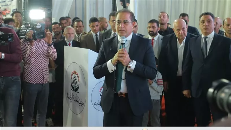 الجبهة الوطنية يدعم مرشحه محمد عبدالحميد هاشم بمؤتمر حاشد في كفر الشيخ