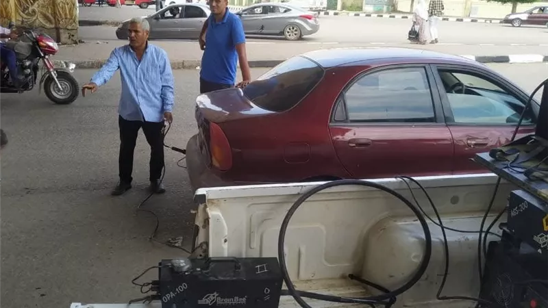 بالتعاون مع المرور وشرطة البيئة.. ضبط 61  سيارة مخالفة للبيئة بالشرقية 