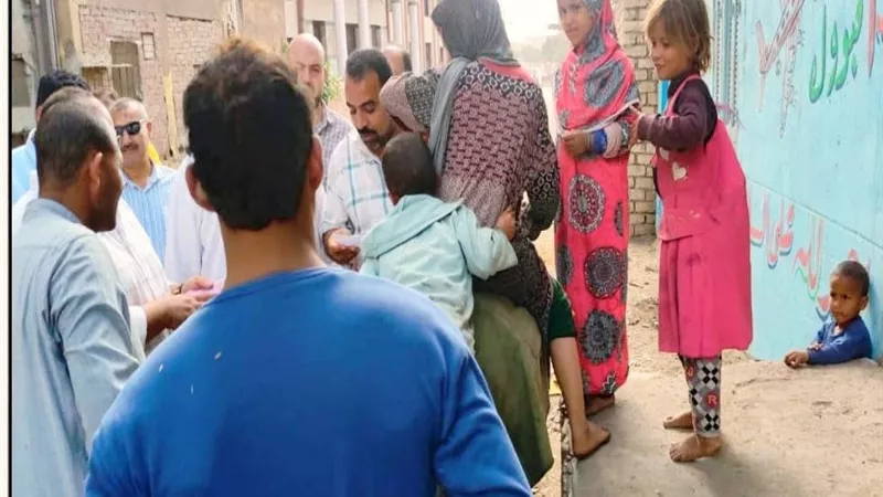 صحة الشرقية.. زيارات ميدانية لتطعيم الأطفال المتخلفين من الأمراض المعدية