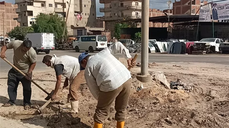  محافظ كفرالشيخ : بدء تطوير ميدان أبراج النيل بمدخل دسوق 