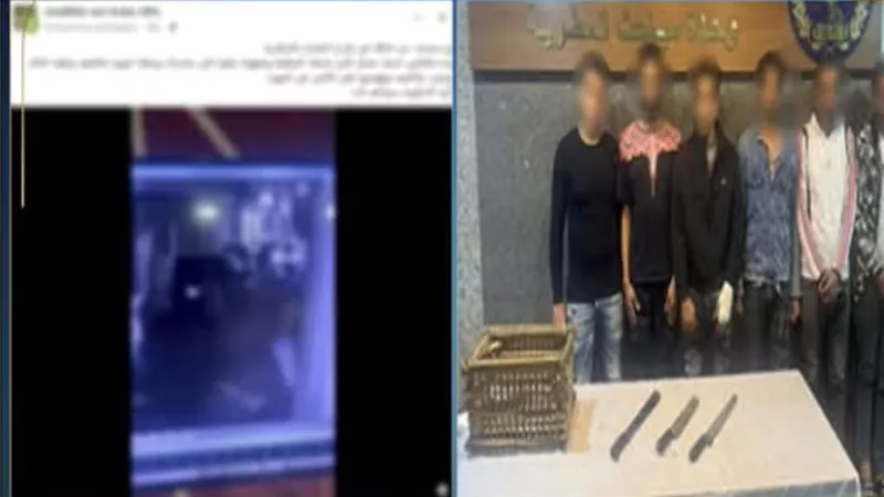 القبض على 6 أشخاص فى مشاجرة بالأسلحة البيضاء بالمطرية