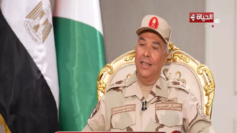 قائد الجيش الثالث: مهمتنا تأمين بوابة مصر الشرقية|فيديو