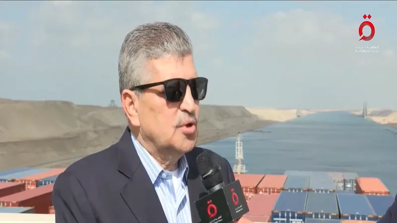 رئيس هيئة قناة السويس: مستعدون لاستقبال كل السفن والمنطقة آمنة|فيديو