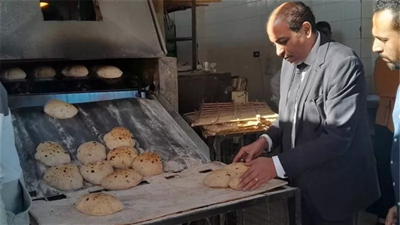 إحالة صاحب مخبز إلى النيابة لتلاعبه بأوزان وأسعار الخبز بالقليوبية 