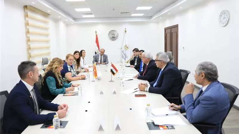 وزير التعليم العالي يبحث سبل التعاون مع سفيرة دولة مقدونيا الشمالية 