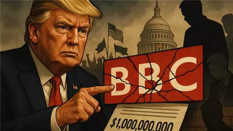 من مليار إلى 5.. BBC تواجه عقوبات ضخمة ومعركة شرسة مع ترامب 