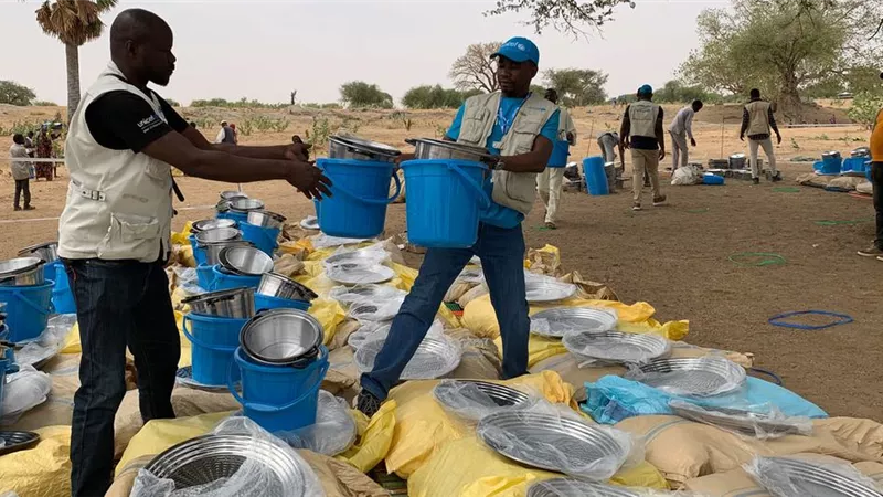 «العون السودانية»: المساعدات الغذائية لا تسد احتياجات النازحين