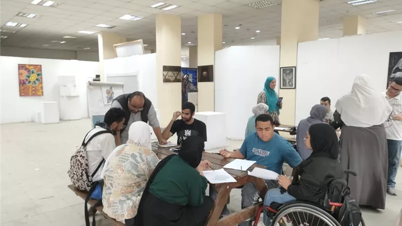 جامعة حلوان تنظم ورش فنية لاكتشاف مواهب الطلاب ضمن مبادرة 