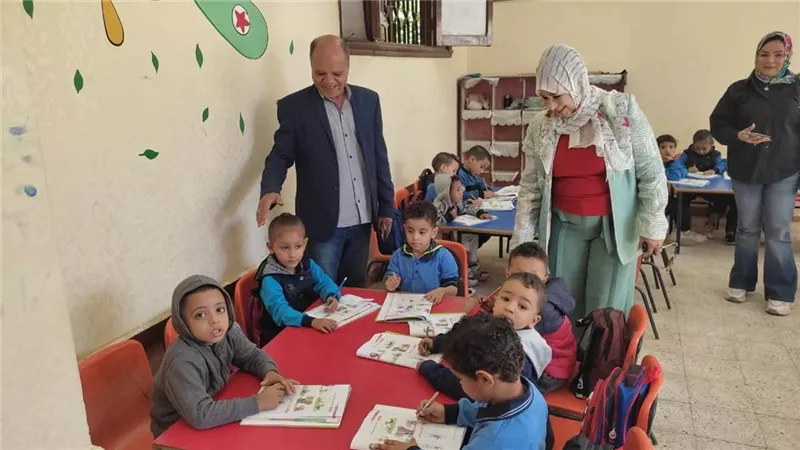 حملة توعية بمدرسة الشهيد حسن محمد جلال عن ترشيد استهلاك المياه بالأقصر 
