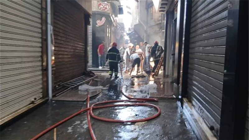 السيطرة على حريق بمحل عطارة في عين شمس بالقاهرة تفاصيل 