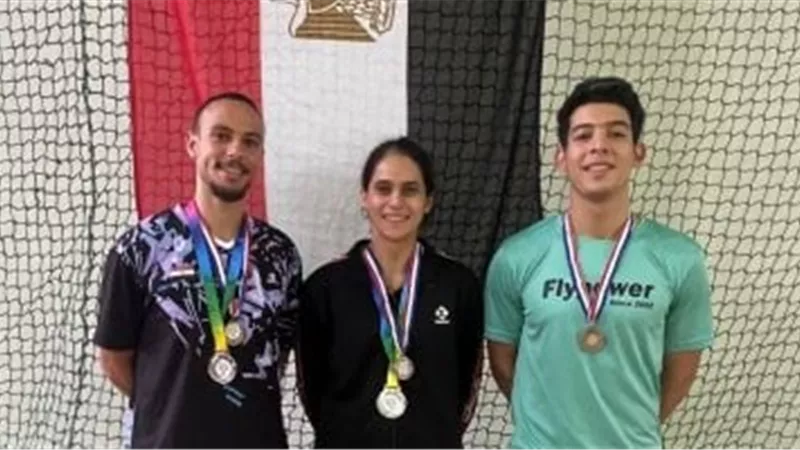  3 ميداليات لـ أبطال منتخب مصر ببطولة زامبيا الدولية للريشة الطائرة