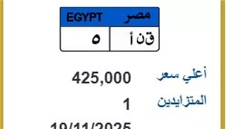 سعرها وصل 425 ألف جنيه.. 