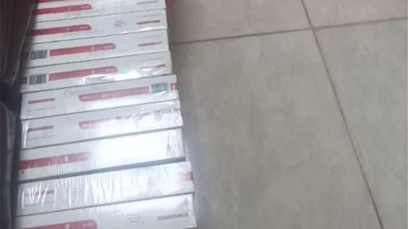 ضبط 230 علبة سجائر مجهولة المصدر في حملة تموينية بشمال سيناء