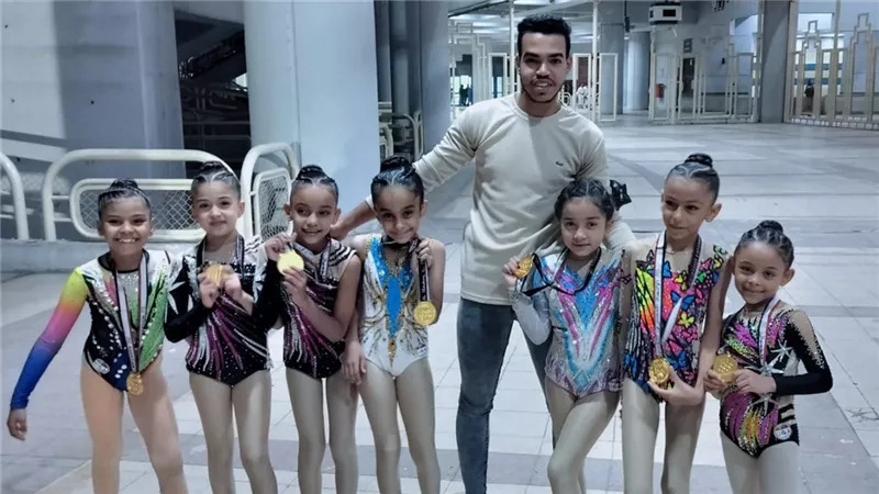 7 بطلات من الأقصر يتوجن بالميداليات الذهبية في كأس مصر للجمباز