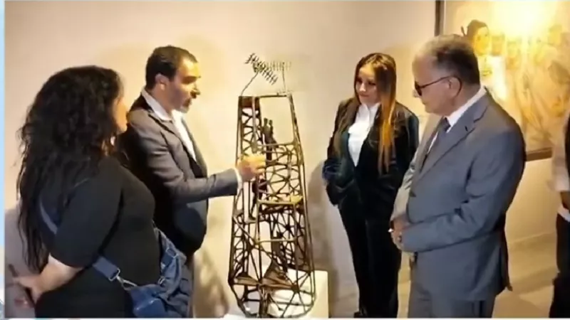 قانوش: معرض كادرات موازية للفنون التشكيلية تجربة فريدة
