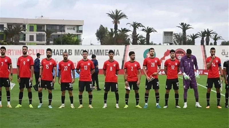 التشكيل المتوقع لمنتخب مصر الثاني أمام الجزائر اليوم 