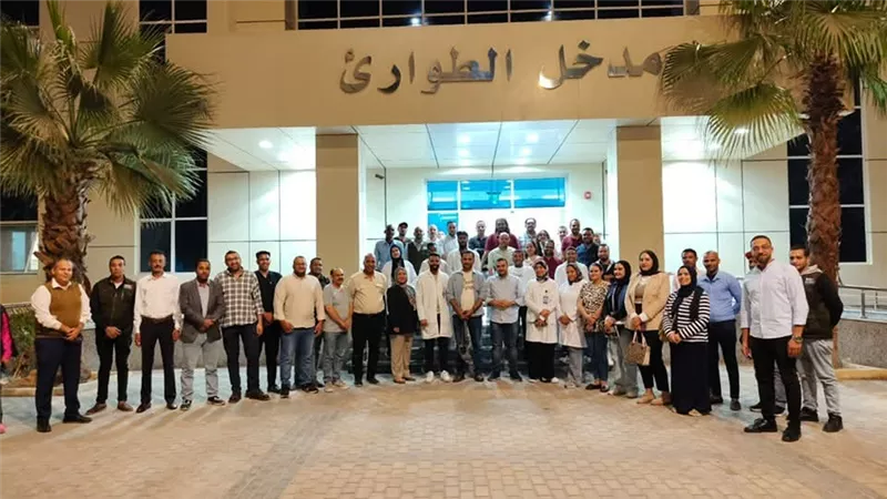 بدء الشغيل التجريبي لقسم الطوارئ بمستشفى الكرنك بالأقصر