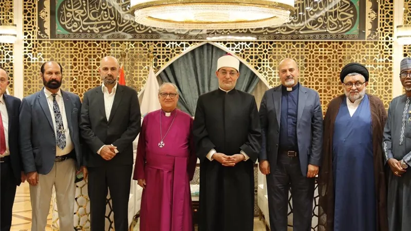 مفتي الجمهورية يستقبل وفد شبكة العلاقات المسيحية الإسلامية