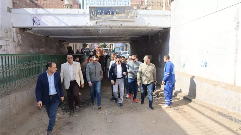 المنوفية تتأهب للشتاء.. والمحافظ في جولة مفاجئة لنفق البساتين