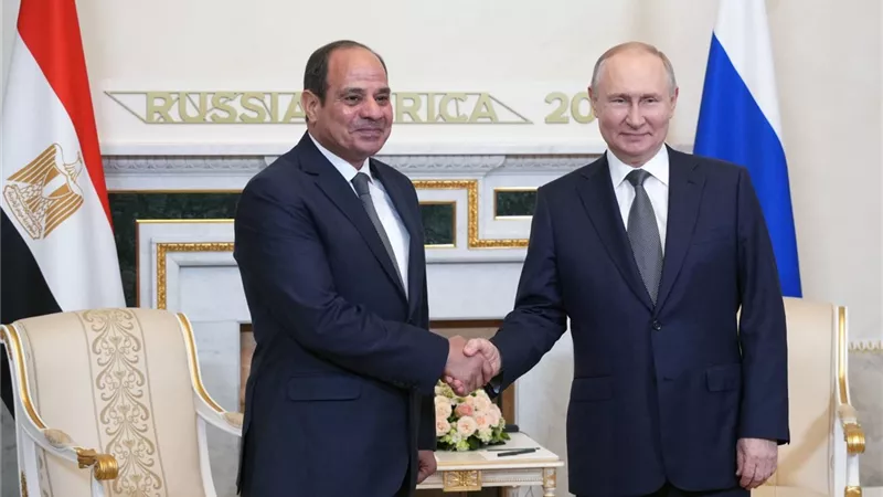 السيسي وبوتين يشاركان اليوم فى تركيب وعاء ضغط مفاعل الوحدة النووية بالضبعة