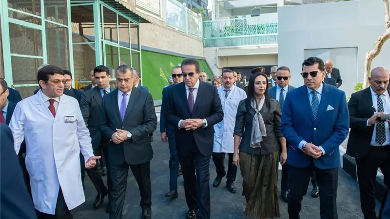 بحضور 4 وزراء.. افتتاح مشروع توسعة وحدة الغسيل الكلوي بحلوان