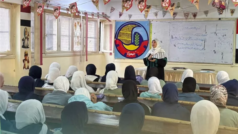 مدرسة دمنهور الثانوية تنظم ندوة «طهارة الجسد والروح»