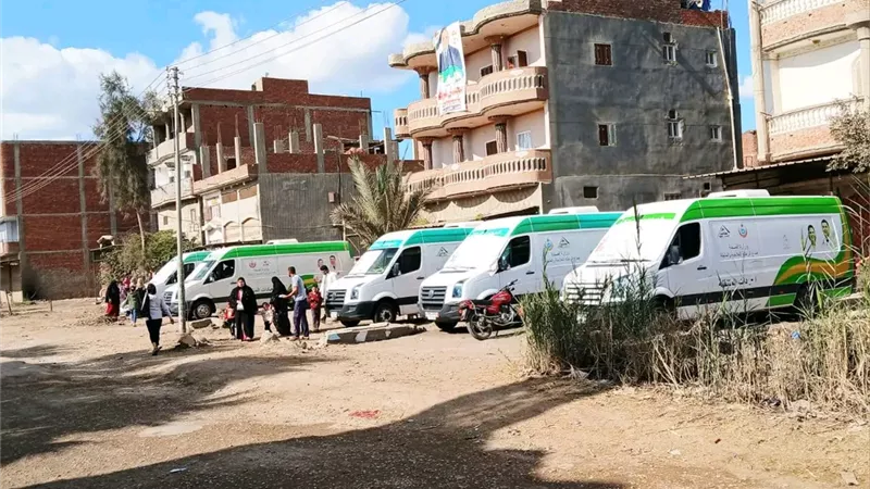 1353 مواطنا استفادوا من القوافل الطبية المجانية بالدقهلية