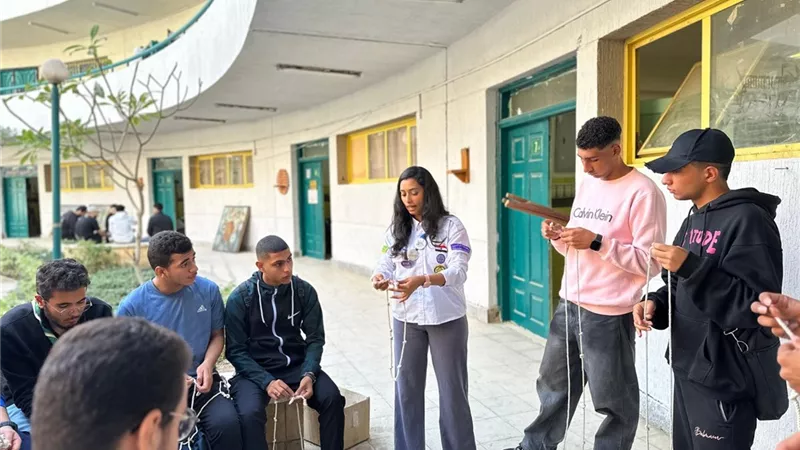 لتعزيز المهارات القيادية.. جامعة حلوان تنظم معسكر تدريبى للجوالة 